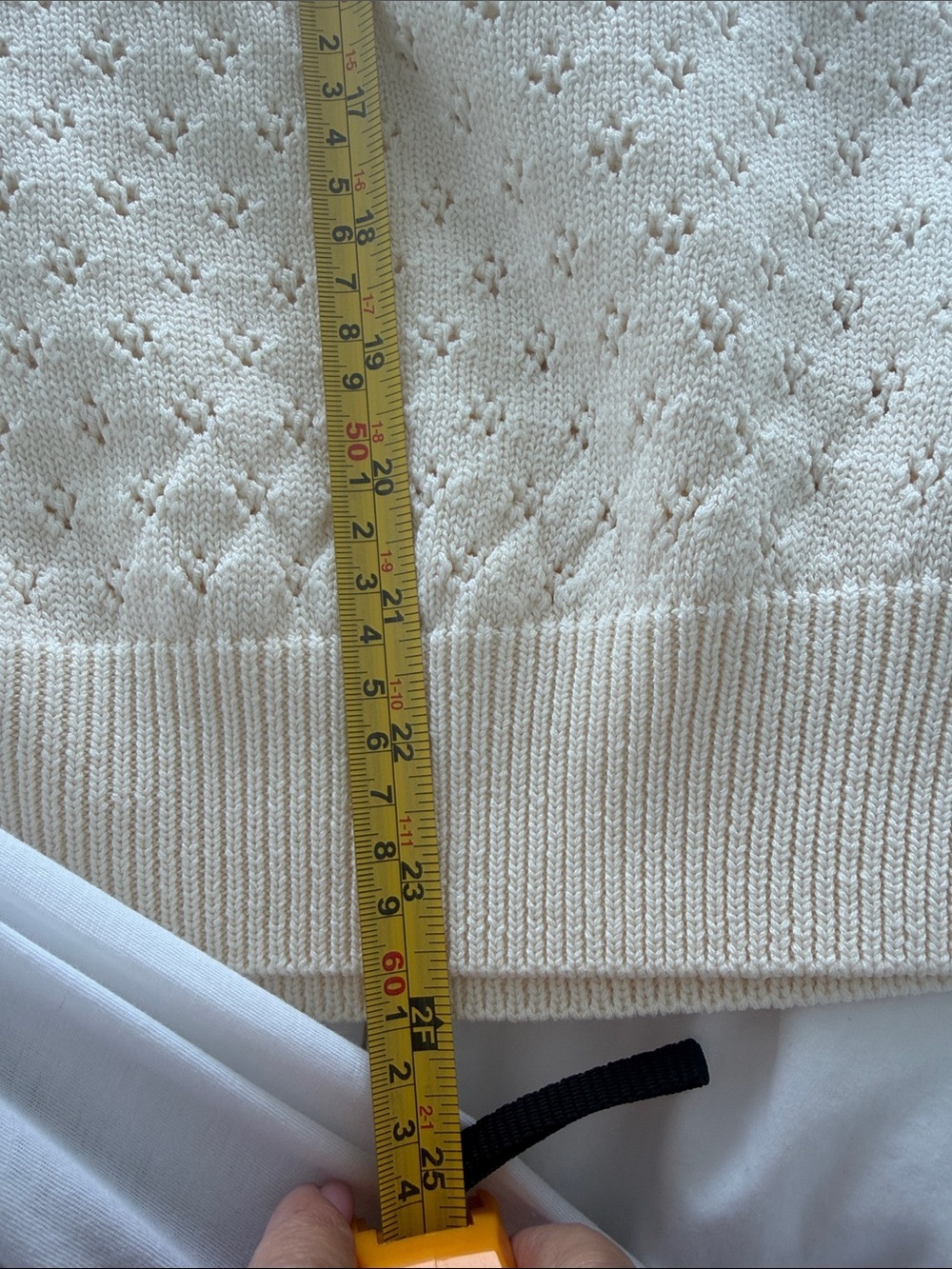 SER.O.YA Cream Knit Sweater and Knit Wide-Leg Pants with Tie Waist NWT - Picture 5 of 9